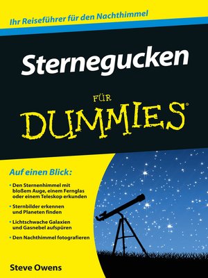 cover image of Sternegucken f&uuml;r Dummies